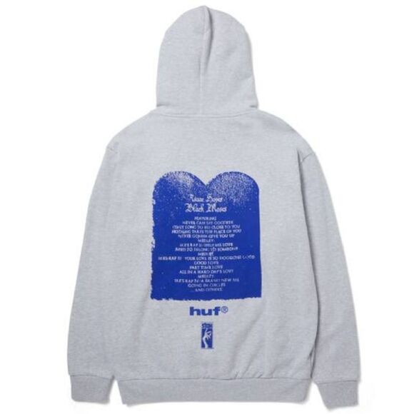 HUF Black Moses Issac Hayes Heavyweight Hoodie - Picture 2 of 3